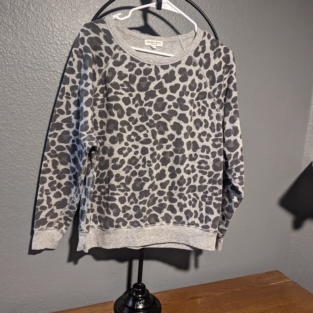 Grayson Threads Grey Animal Print Sweatshirt